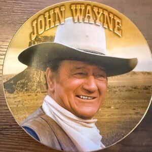 John Wayne Heroic Legend Collectable Plate
